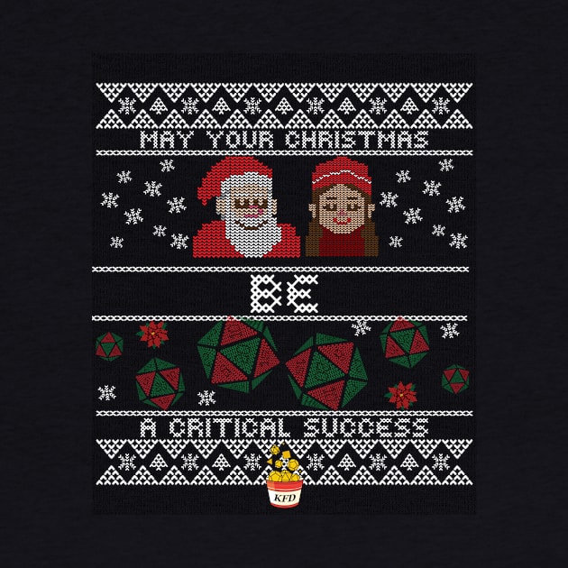 Critical Successful Christmas - Ugly Sweater by KYFriedDice